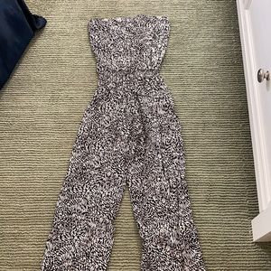 Black and while Bali romper